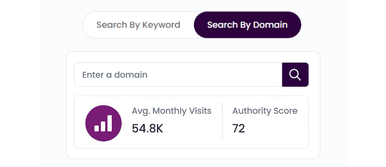 Search by Domain